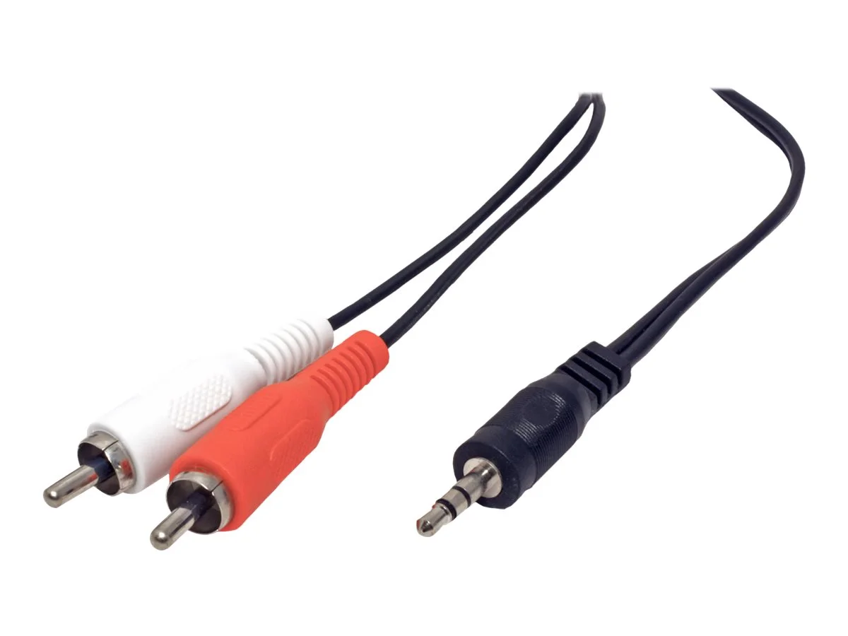 VALUE 3,5mm ST zu-Cinch 2x ST Kabel 1,5m