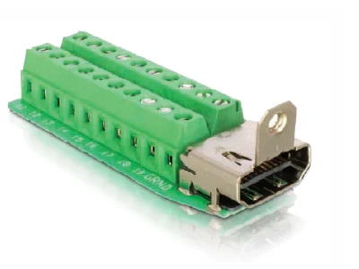 DELOCK Adapter Terminalblock > HDMI-Bu
