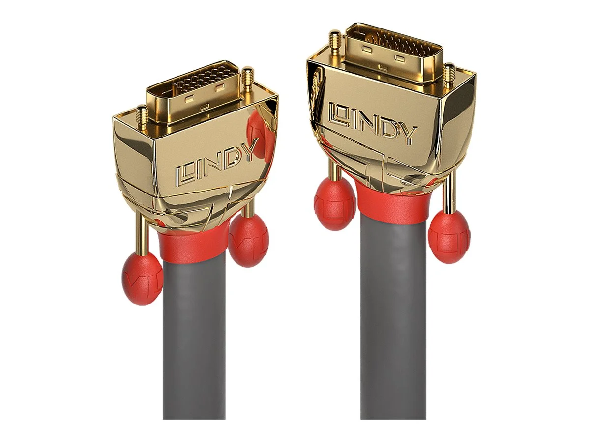 LINDY 15m DVI-D Dual Link Kabel Gold