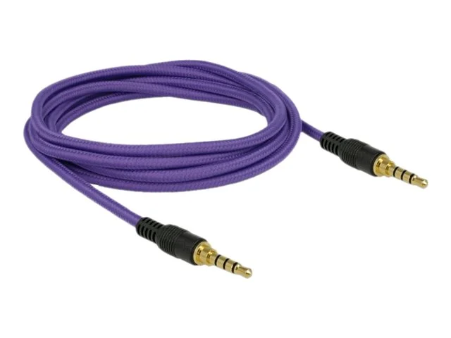 DELOCK Klinkenkabel 3,5 mm 4 Pin 2 m