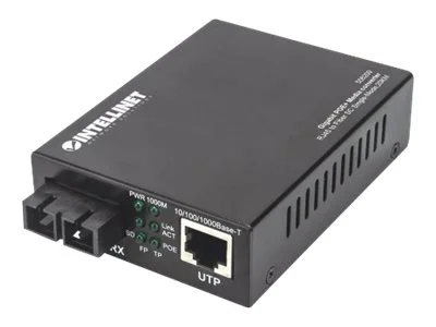 INT Gigabit PoE+ Medienkonverter SC