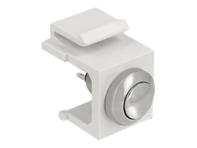 DELOCK Keystone Drucktaster weiss