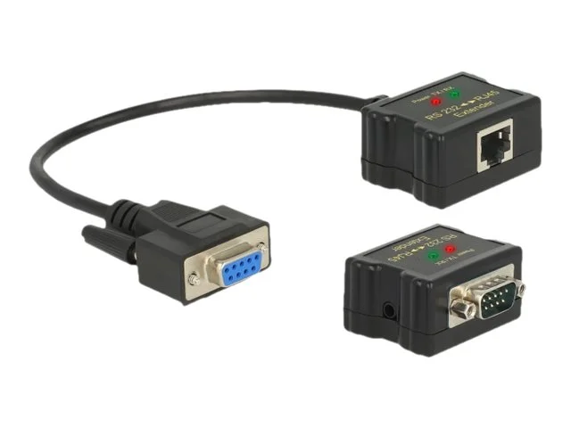 DELOCK Extender RS-232 DB9 Buchse RJ45