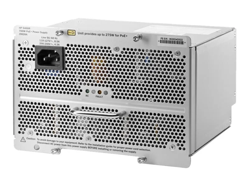 HPE Aruba 5400R 700W PoE+ zl2 PSU UK en