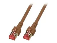 EFB Patchkabel Cat6 S/FTP BRAUN 0,15m