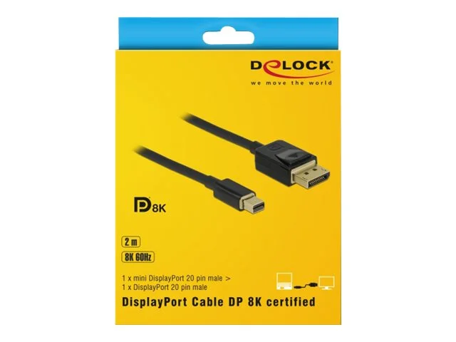 DELOCK Mini DisplayPort > DisplayPort 2m
