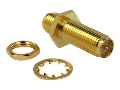 DELOCK Adapter SMA zu RP-SMA Einbau 3GHz