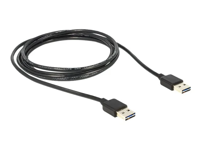 DELOCK Kabel EASY-USB2.0 Typ-A>Typ-A 2m