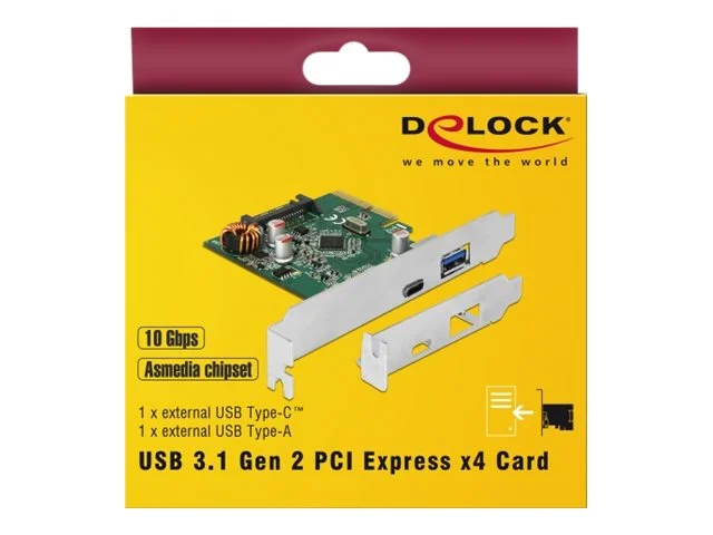 DELOCK PCI Express Karte zu 1xUSB Type-C