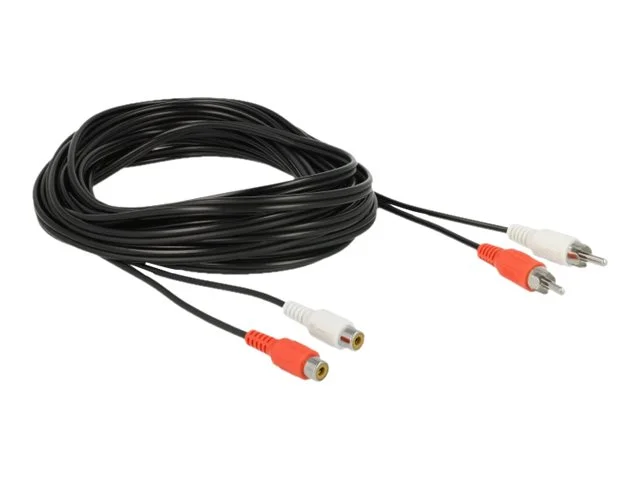 DELOCK Cinch Verlängerungskabel 5 m