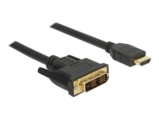 DELOCK Kabel DVI 18+1 > HDMI-A 2 m schw.