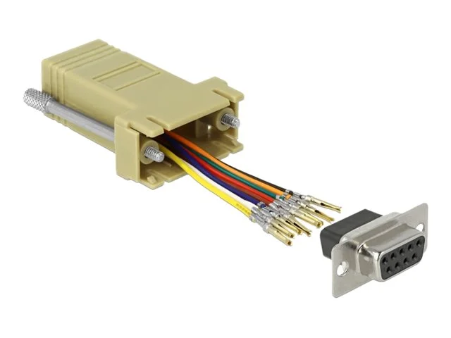 DELOCK Adapter Sub-D 9 Pin zu RJ45 grau