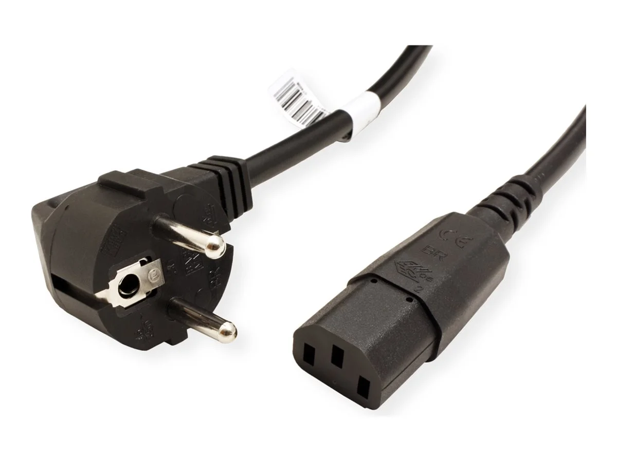 BACHMANN Netzkabel gerade IEC 0,5m