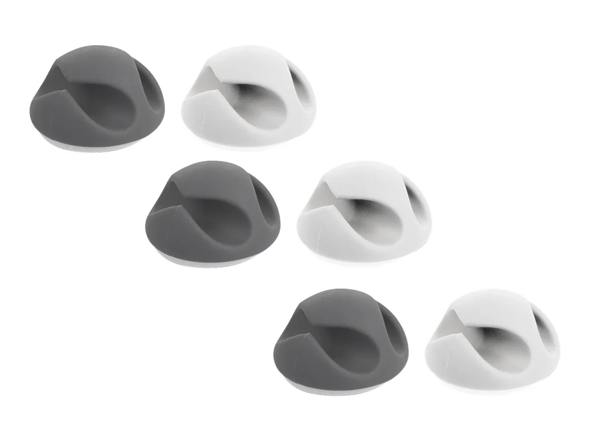 DELOCK Kabelhalter mit 2 Durchführungen