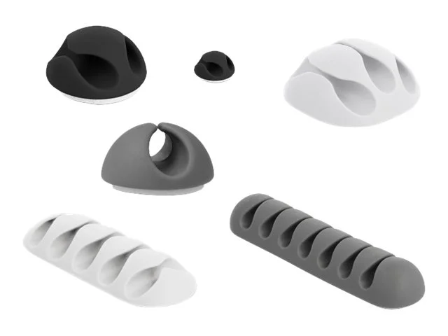 DELOCK Kabelhalter Kombi Set 6 Stück