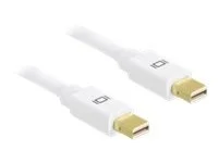 DELOCK Kabel DP mini > DP mini 1m weiss