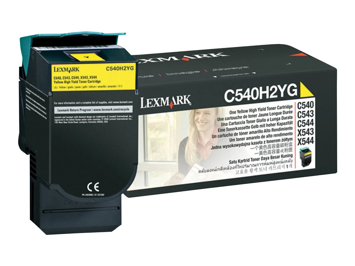 LEXMARK C54x X54x Yellow High Yield Ton