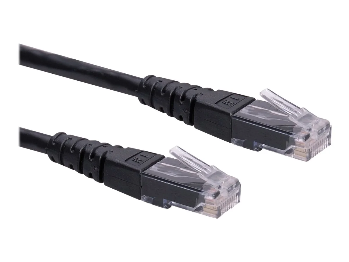 ROLINE Patchkabel Kat.6 schwarz 0,5m