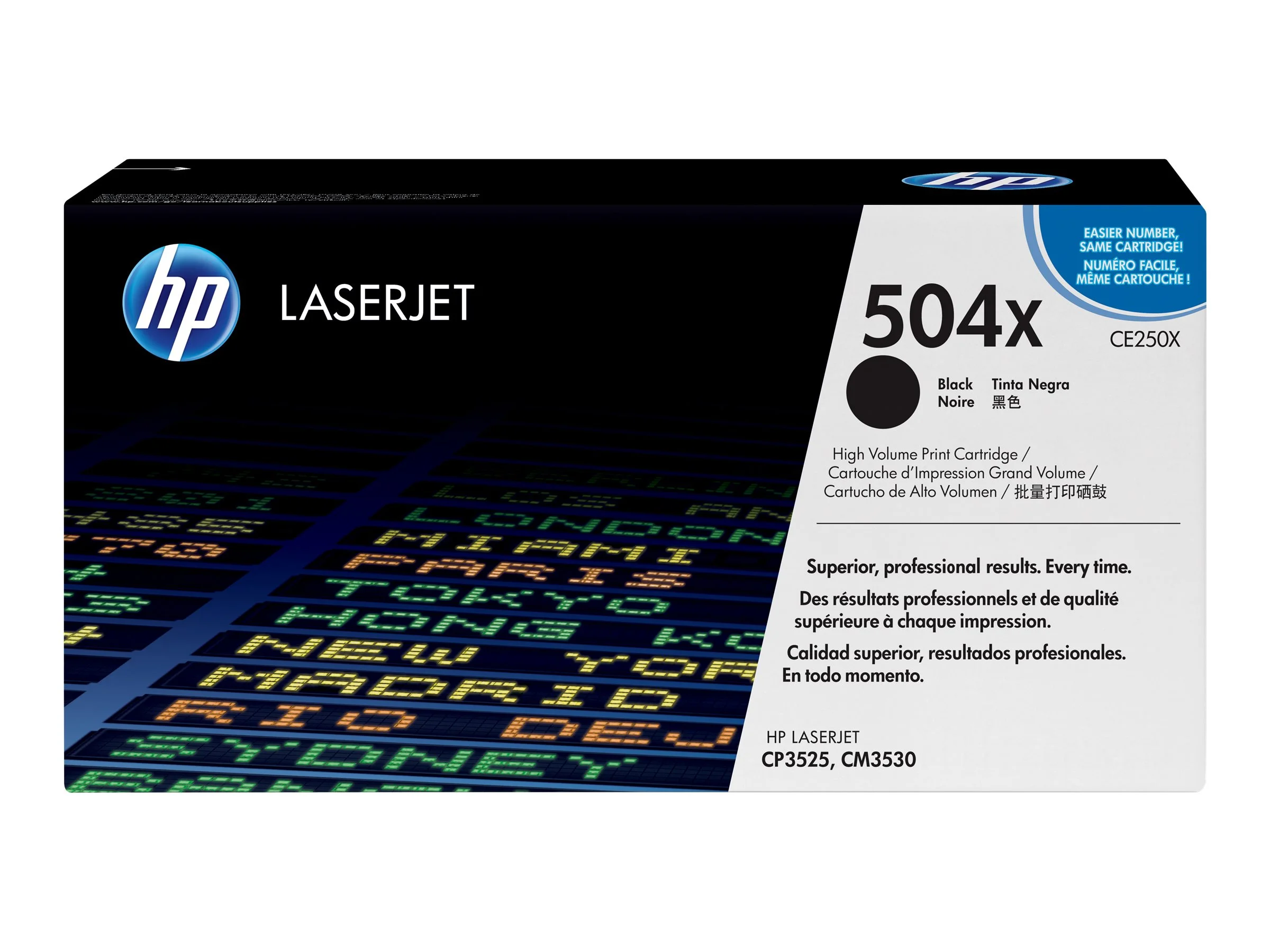 HP Toner CE250X schwarz ColorSphere HV