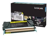 LEXMARK Projekt Toner yellow X748