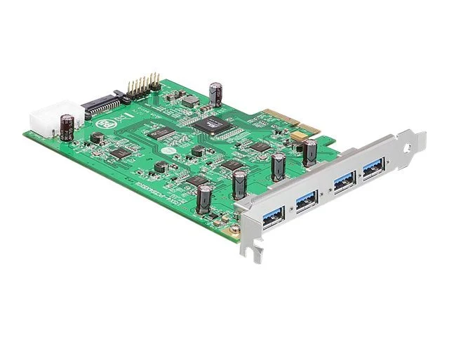 DELOCK IOI PCIe USB 3.0 Quad Channel 4 P