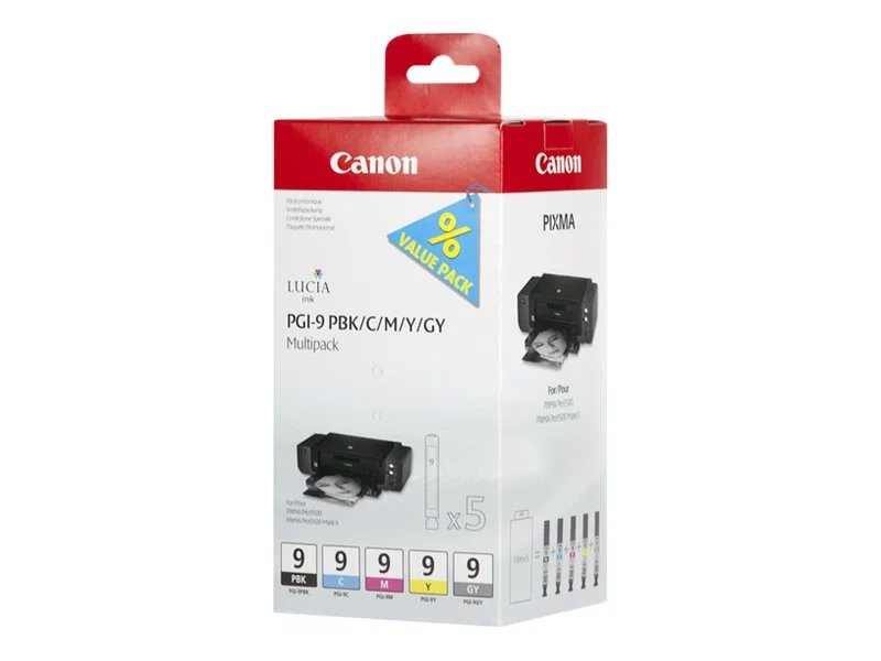 CANON 1LB PGI-9 PBK/C/M/Y/GY Multi Pack