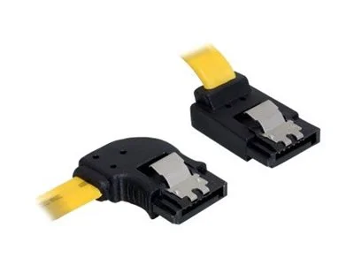 DELOCK Kabel SATA 6Gb/s 50cm gelb li/ob