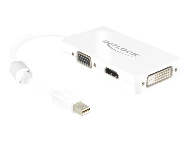 DELOCK Adapterkabel DP > 1xVGA + 1x HDMI