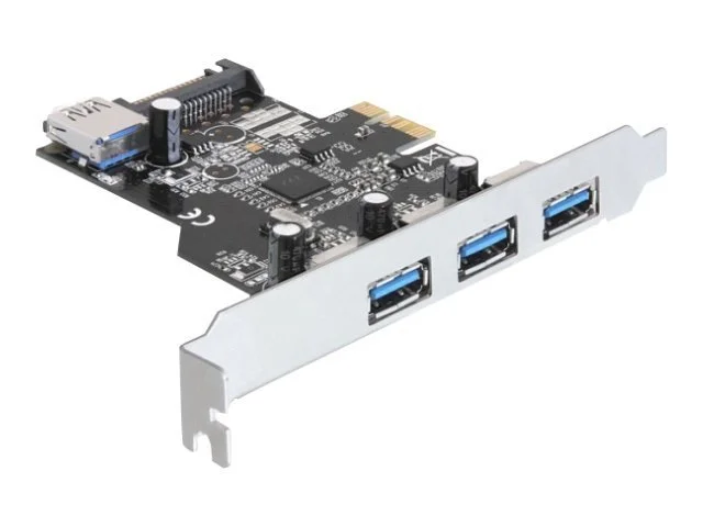DELOCK PCIe USB 3.0 3x ext. + 1x int.