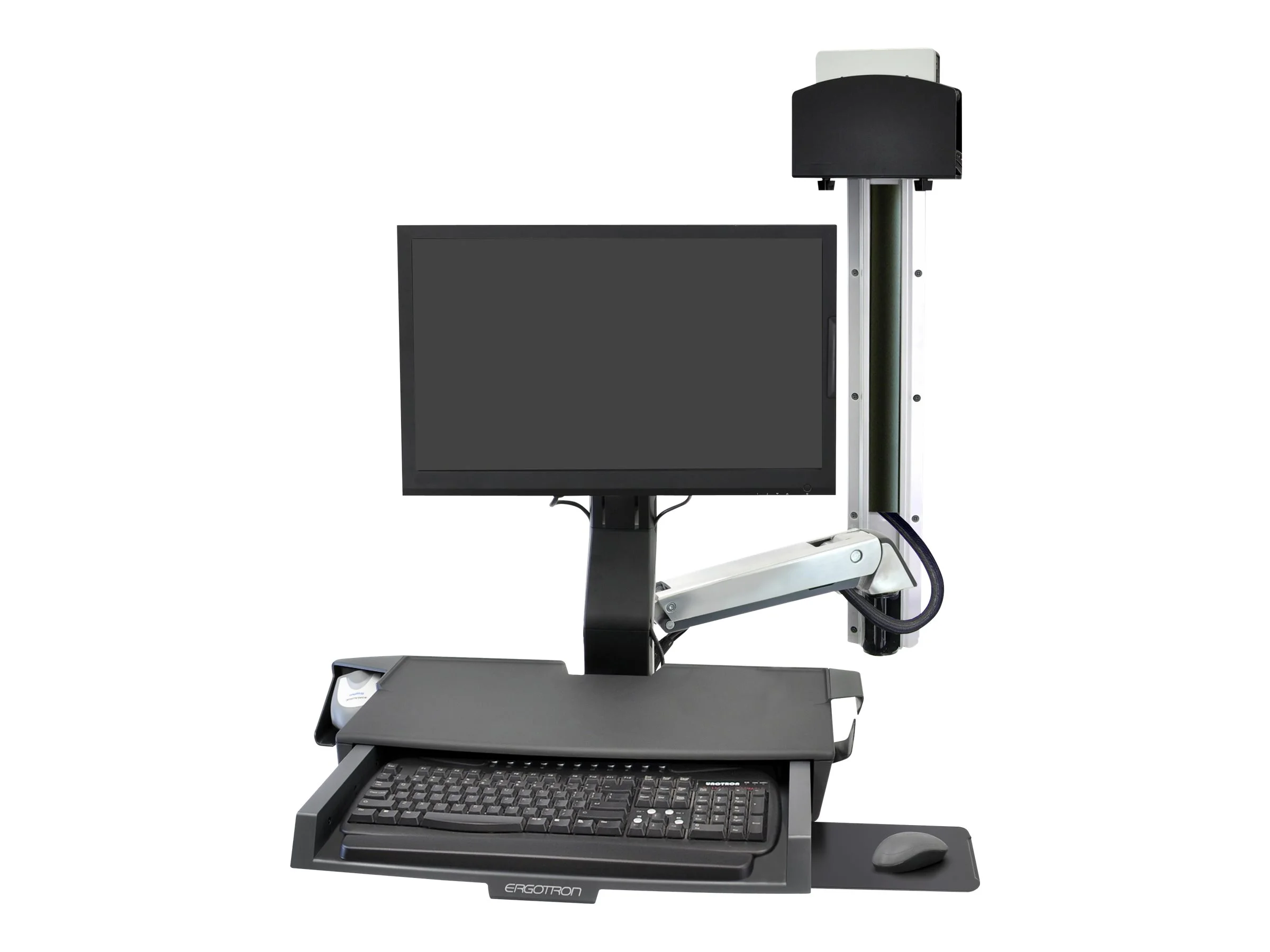 ERGOTRON SV Sit-Stand Combo System black