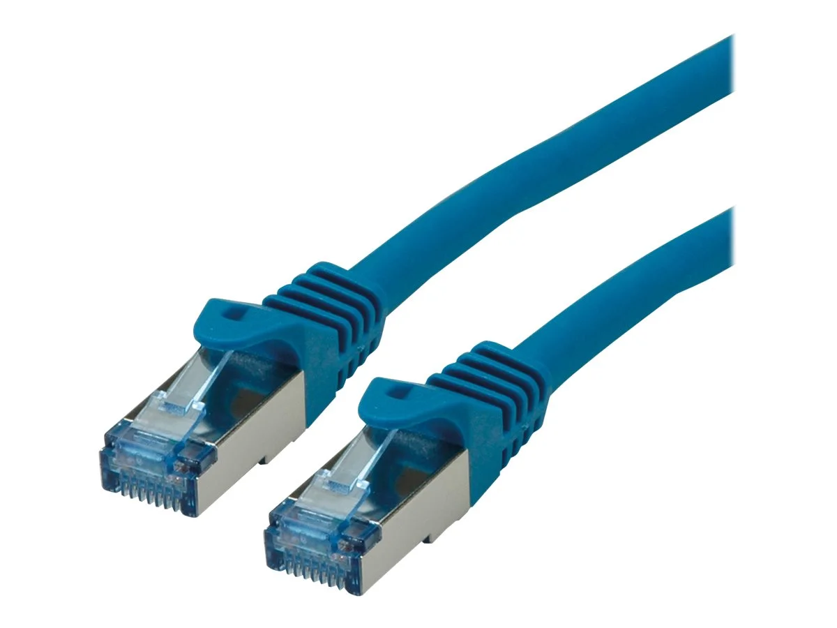 ROLINE Patchkabel Kat.6A blau 10m