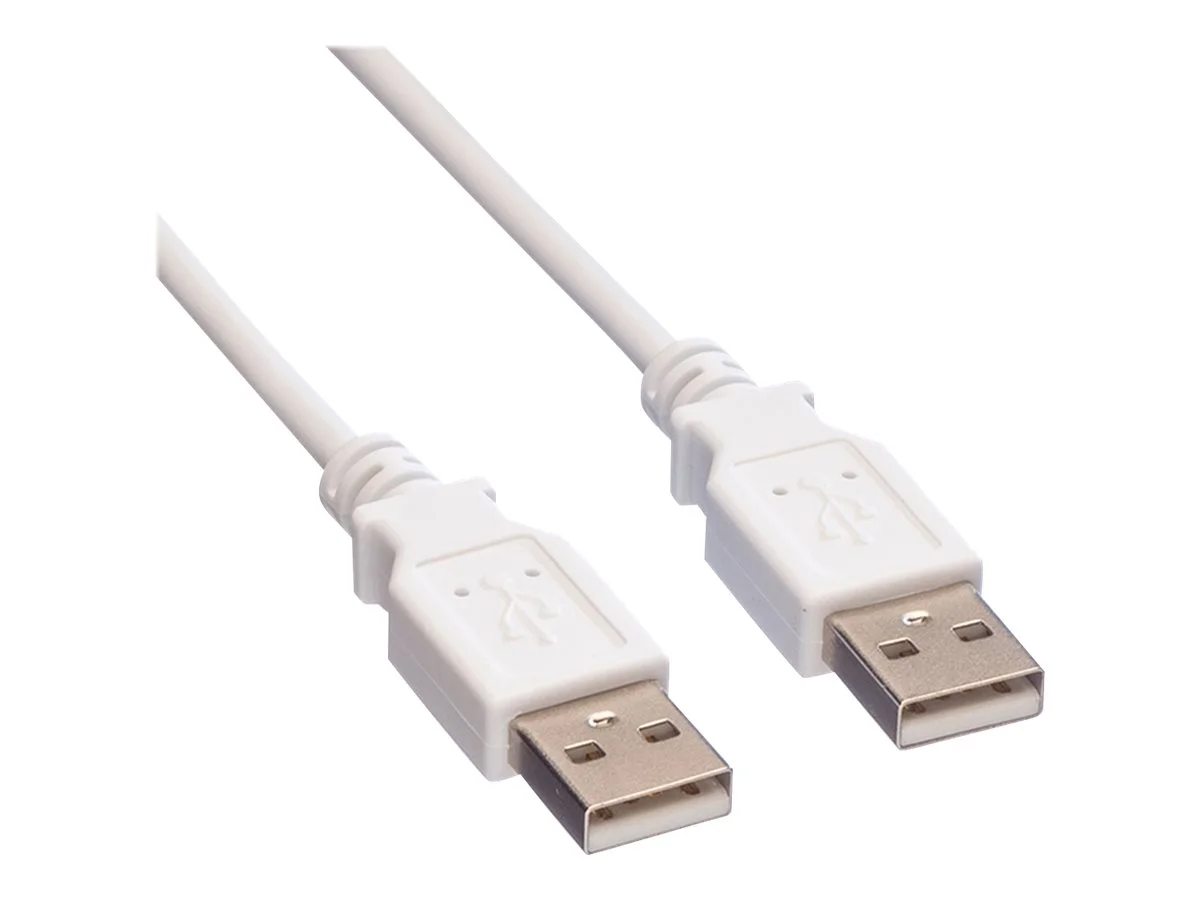 VALUE USB 2.0 Kabel Typ A-A weiss 4,5m