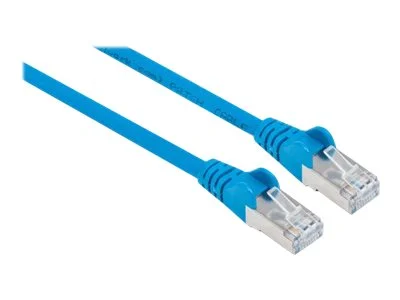 INT Netzwerkkabel Cat6A S/FTP 1m blau