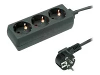 ROLINE 3fach Steckdosenleiste ohne Schal