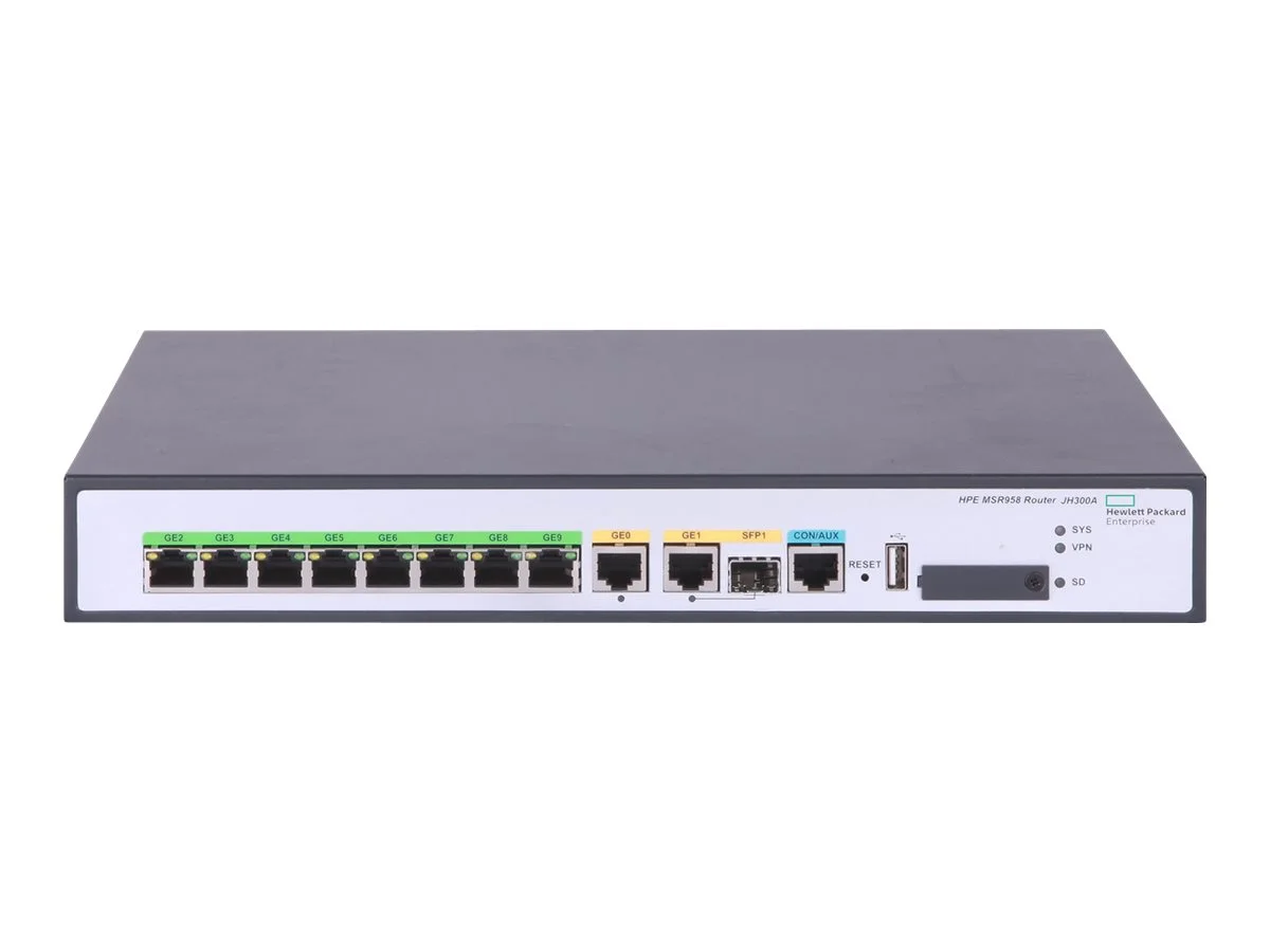 HPE MSR958 1GbE and Combo Router
