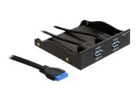 DELOCK Front Panel 8,89cm 2x USB 3.0 sw
