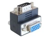 DELOCK Adapter VGA-St/Bu 90G gewinkelt
