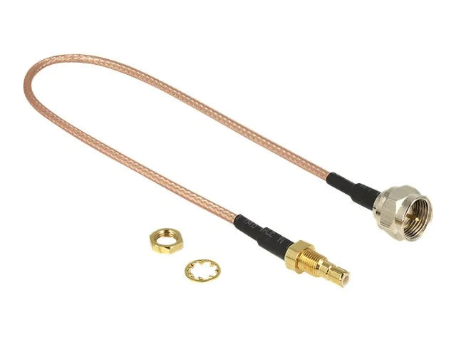 DELOCK F Stecker >SMB Buchse zum Einbau