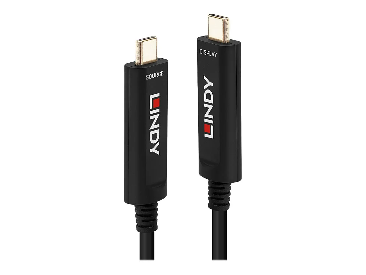 LINDY 5m FO Hybr. USB Typ C Video Kabel