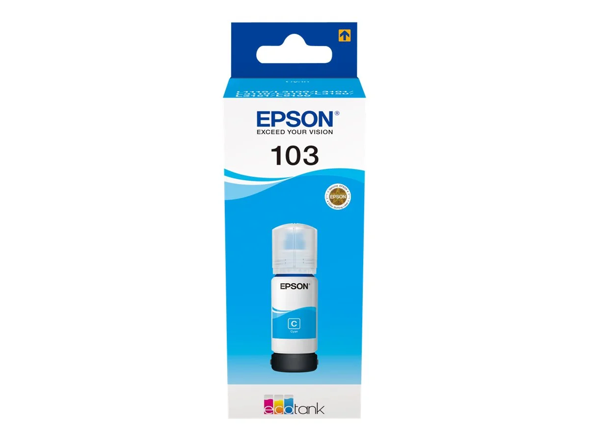 EPSON 4LB 103 EcoTank Cyan ink bottle