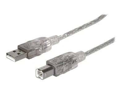 MH USB 2.0 Anschlusskabel 3m silber