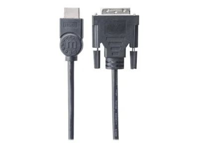 MANHATTAN HDMI / DVI Kabel 1,8m