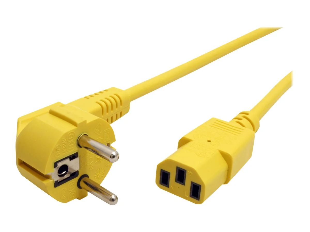ROLINE Netzkabel gerade IEC-Buchse 1,8m