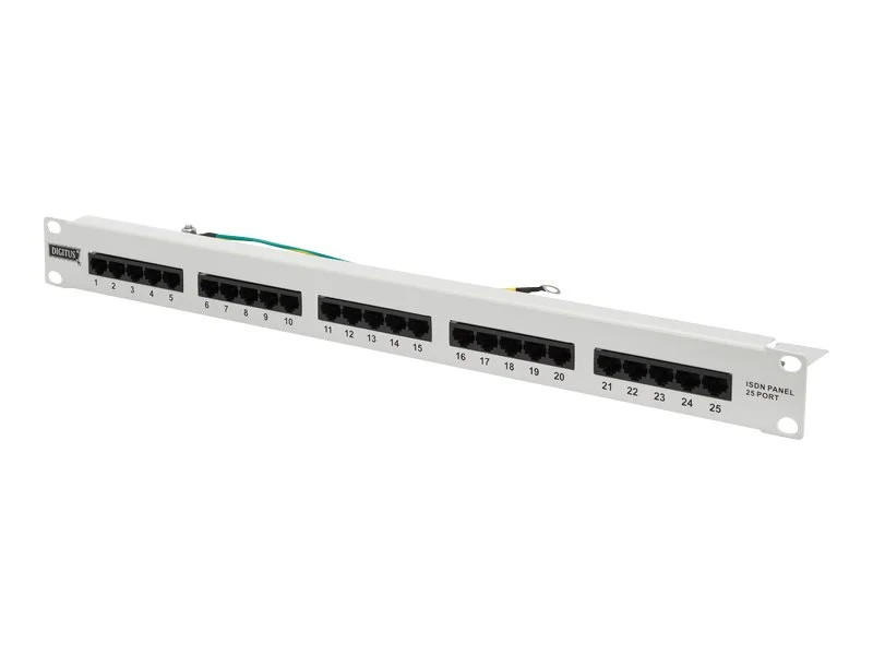 DIGITUS CAT 3 ISDN Patch Panel ungeschir
