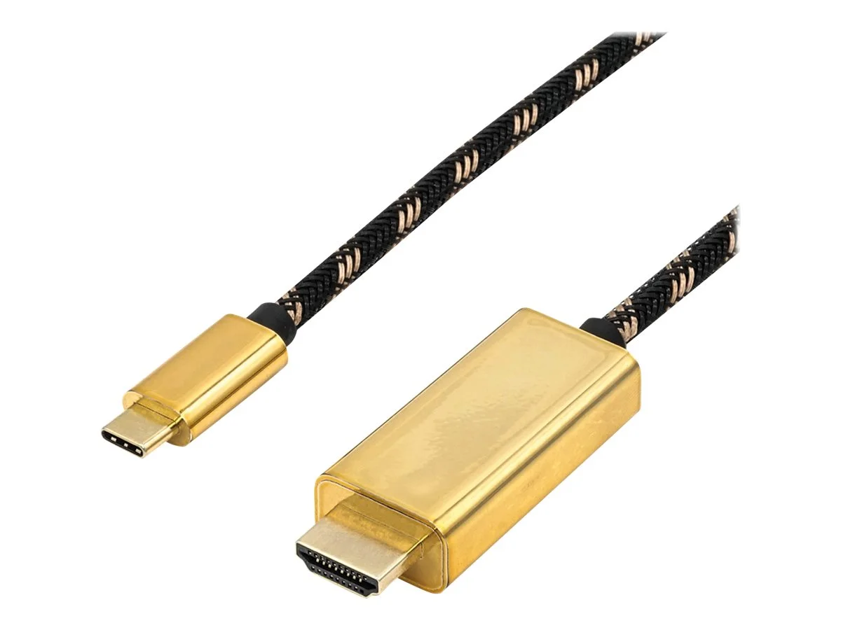 ROLINE GOLD USB Typ C - HDMI ST/ST 1m
