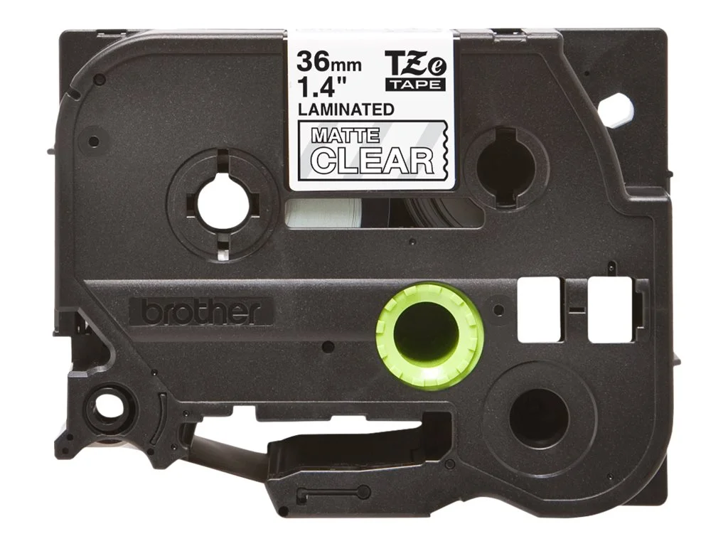 BROTHER TZeM65 tape black on blank