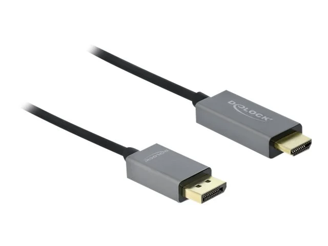 DELOCK Kabel DisplayPort 1.4 zu HDMI 1m