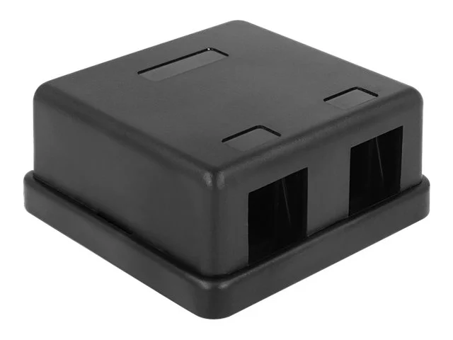 DELOCK Keystone Leergehäuse 2 Port