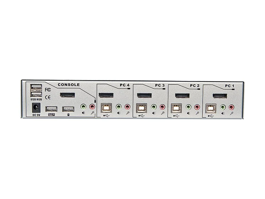 LINDY 4 Port DisplayPort 1.2 KVM Switch