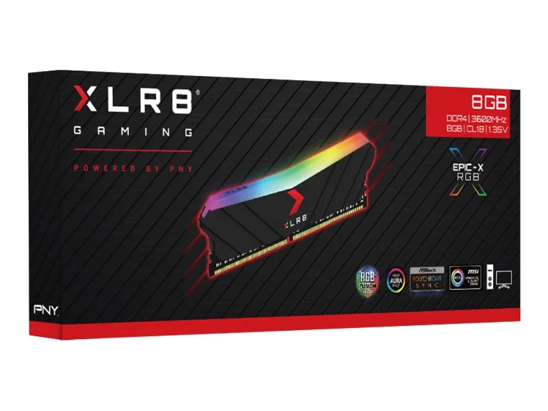 PNY XLR8 GAMING EPIC-X RGB 1X8GB DDR4